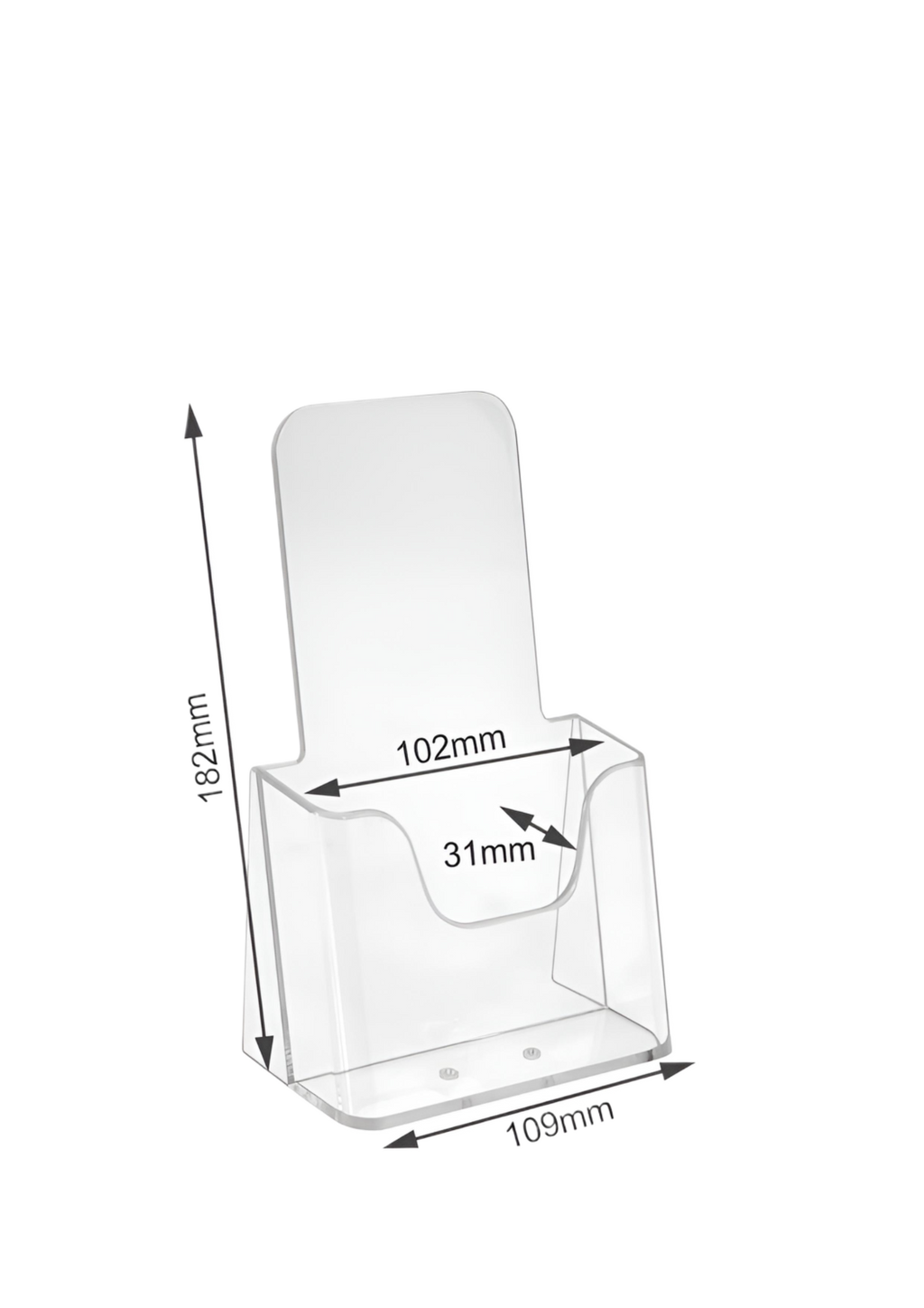 Tisch-Prospektständer DIN Lang